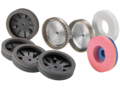 Cup grinding wheels for bevelling machines